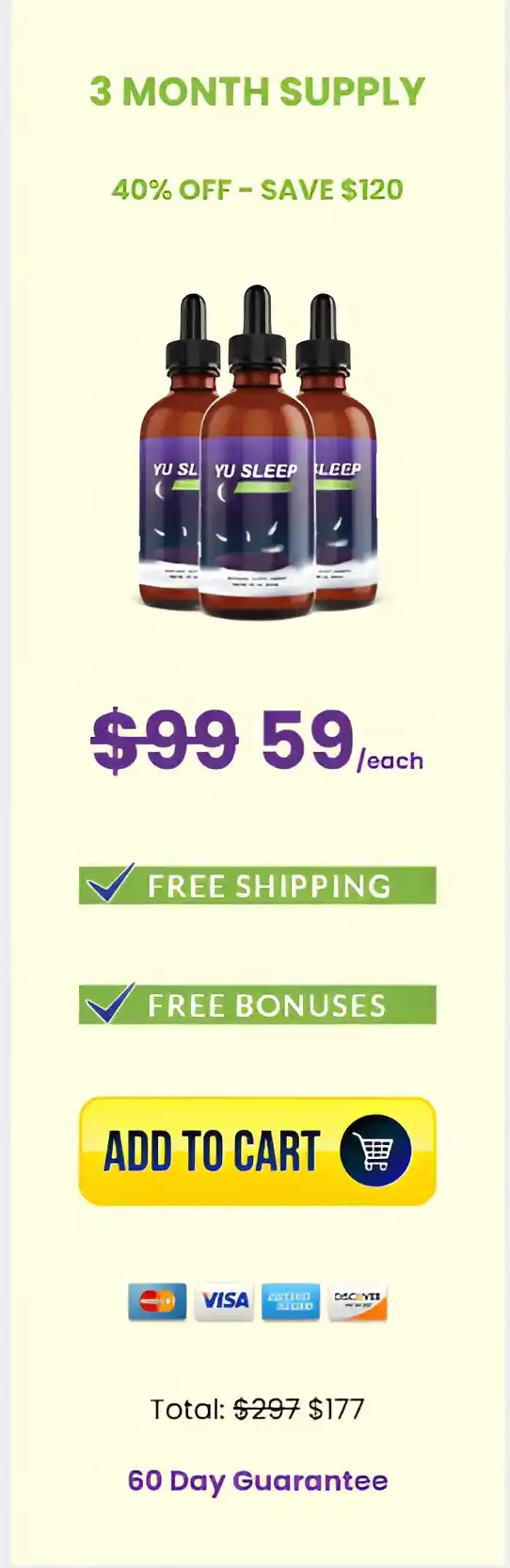 Yu Sleep - 3 Bottles pricing